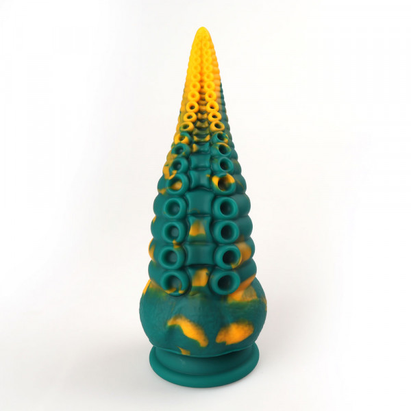 Dildo Anale Tentacolo Di Piovra Gigante In Silicone X Cm Giallo