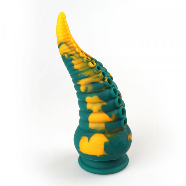 Dildo Anale Tentacolo Di Piovra Gigante In Silicone X Cm Giallo