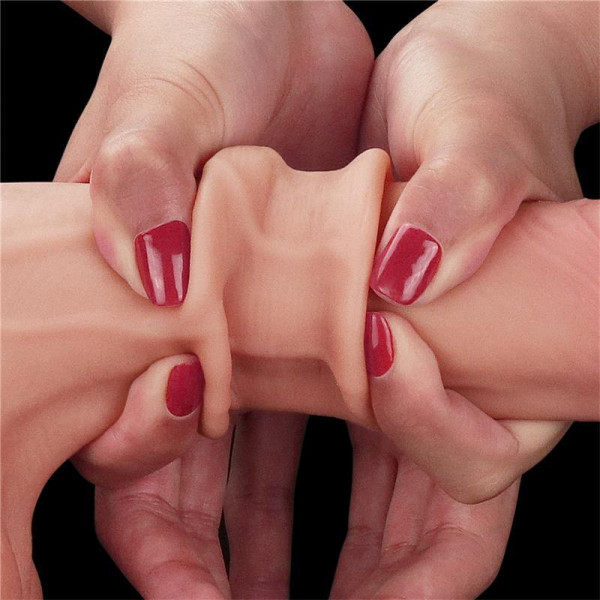 Dildo Ettore Con Pelle Scorrevole E Ventosa 21 X 4 5 Cm UNICORNOROSA