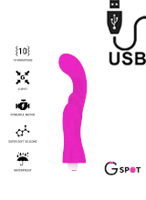 Gregory - Vibratore Punto G in Silicone Flessibile 20 x 3 cm. Fucsia Ricaricabile