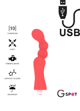 Gohan - Vibratore Punto G in Silicone Flessibile 20 x 3 cm. Rosa Ricaricabile