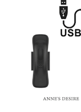 Panty Pleasure - Vibratore Indossabile con Comando Wireless in Silicone Nero Ricaricabile.
