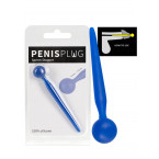 Sperm Stopper in Puro Silicone Flessibile Blu