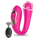 Vibratore Per Coppia Con Oscillazione a 360º Telecomando Ricaricabile USB Lanty 