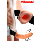Strapon CAVO per Uomo 20 x 5 cm. con Vibrazione