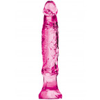 Dildo Anal Starter Semi-Trasparente Rosa 16 x 3 cm