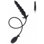 Plug Anale Gonfiabile 18,5-23 cm x 4-5,5 cm Silicone Nero