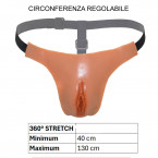 Vagina Indossabile Penetrabile in Silicone