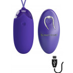 Ovetto Vibrante Telecomandato Wireless Blu 7,5 x 3,3 cm.