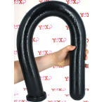 Squamata Spitting - Gut Snake Dildo Flessibile 89 x 6,5 cm. Nero