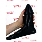 Footx - Dildo Gigante e Piede per Fisting 2 in 1 25,5 x 7,8 cm. Nero