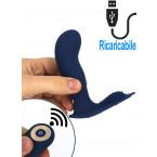 Stimolatore prostatico Vibrante Telecomandato Ricaricabile USB 12 x 3,5 cm.