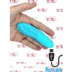Satisfyer Teaser Vibratore da Dito in Silicone Azzurro Ricaricabile USB