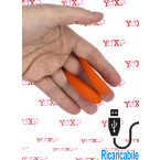 Satisfyer Candy Cane Stimolatore Potente in Silicone Arancio Ricaricabile USB