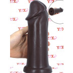 Deli - Fallo Realistico Gigante con Aggancio Vac-U-Lock 25 x 7,3 cm. Africano