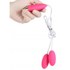 Ovulo Vaginale ed Ovulo Anale Telecomandati in silicone rosa 5,5 x 2,5 cm.
