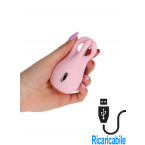 Polipetto Rosa Stimolatore Clitoride Ricaricabile USB 9 x 5 cm.