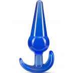 Cuneo anale da passeggio con bulbo blu 12,2 x 3,6 cm.