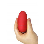 Ovulo vibrante multivelocità rosso 8 x 3,5 cm.