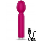 Massaggiatore in Silicone Maane Ricaricabile USB Fucsia