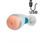 Onalis - Masturbatore Automatico Vibrante con Effetti Sonori Ricaricabile USB