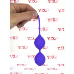 Sfere Vaginali in Puro Silicone Purple 16,5 x 2,9 cm.
