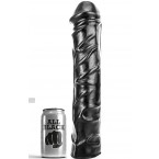 Fallo Anale con Venature 33 x 7,2 cm. ALL BLACK