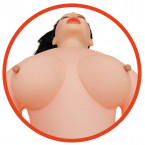 Bambola Gonfiabile con Vagina, Ano, Bocca Penetrabili