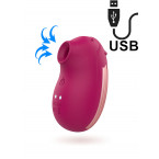 Succhia Clitoride Shushu in Silicone con Onde di Pressione Magenta