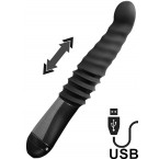 Vibratore con Penetrazione a Spinta 25,4 x 3,8 cm. Ricaricabile USB