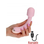 Massaggiatore Vibrante Flessibile in Puro Silicone 17 x 4 cm. Ricaricabile USB