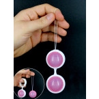 Luna Kegel Balls - Sfere Vaginali in Puro Silicone 11 x 3,8 cm. Rosa