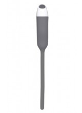Stimolatore Dilatatore Uretra Maschile Con Vibrazione In Silicone Grey
