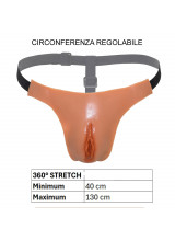 Vagina Indossabile Penetrabile in Silicone