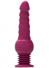 Vibratore Ultra Potente con Spinta e Ventosa 23,8 x 3,7 cm Ricaricabile USB