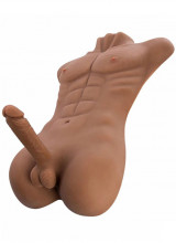 Busto Uomo Realistico con Dildo AIDEN 13 Kg