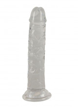 Dildo Magic Shiver Jelly trasparente con Ventosa Beau 15 x 2,5 cm