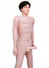 Bambolo Gonfiabile con Fallo Vibrante 18 x 4 cm.