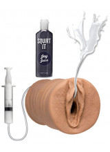 Vagina con Squirting Masturbatore  in UltraSkin® (include Liquido Squirting)