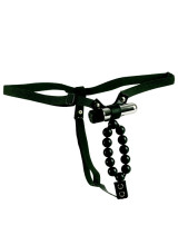 Perizoma con Stimolatore Clitoride e Perline Ruotanti