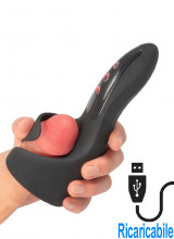 F-Spot Massager - Massaggiatore Vibrante per Glande F-Spot in Silicone Ricaricabile USB Nero