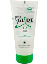 Lubrificante anale 100% VEGANO e BIO a base acquosa Just Glide 200 ml.