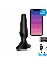 Cuneo Anale Vibrante controllato da APP in Silicone 13,5 x 3,3 cm.