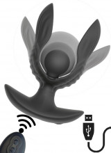 Plug Anale a Espansione Telecomandato e Vibrante 11 x 4,3 cm USB