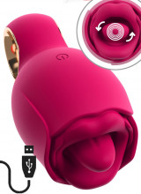 Lecca Clitoride Oral Fun con Lingua Vibrante e Rotante Ricaricabile USB