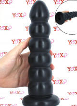 Yoo-Hoo - Fallo Anale con Aggancio Vac-U-Lock 24 x 6,4 cm. Nero
