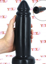 Dookie - Dildo Anale con Aggancio Vac-U-Lock 27 x 6,8 cm. Nero