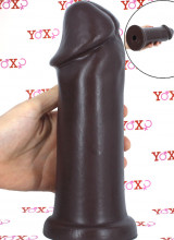Deli - Fallo Realistico Gigante con Aggancio Vac-U-Lock 25 x 7,3 cm. Africano