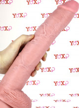 KING COCK - Fallo Ultra Realistico 37,5 X 6,3 cm. - Alta Qualita MADE in USA