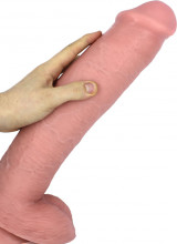 KING COCK - Fallo Ultra Realistico Gigante Chiaro 39 x 8 cm. - Alta Qualita MADE in USA